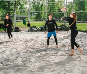 Sportovní den Ostravské univerzity 2025 se uskutečnil 7. května v City Campusu Ostravské univerzity na Černé louce.Autor: Jana Greplová
