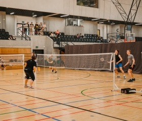 Sportovní den Ostravské univerzity 2025 se uskutečnil 7. května v City Campusu Ostravské univerzity na Černé louce.Autor: Jana Greplová