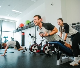 Sportovní den Ostravské univerzity 2025 se uskutečnil 7. května v City Campusu Ostravské univerzity na Černé louce.Autor: Jana Greplová