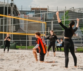 Sportovní den Ostravské univerzity 2025 se uskutečnil 7. května v City Campusu Ostravské univerzity na Černé louce.Autor: Jana Greplová