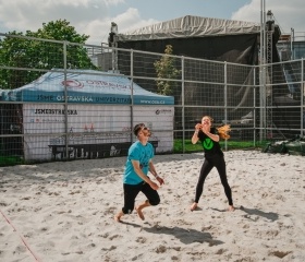 Sportovní den Ostravské univerzity 2025 se uskutečnil 7. května v City Campusu Ostravské univerzity na Černé louce.Autor: Jana Greplová