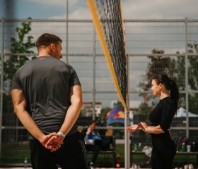 Sportovní den Ostravské univerzity 2025 se uskutečnil 7. května v City Campusu Ostravské univerzity na Černé louce.Autor: Jana Greplová