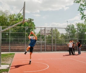 Sportovní den Ostravské univerzity 2025 se uskutečnil 7. května v City Campusu Ostravské univerzity na Černé louce.Autor: Jana Greplová