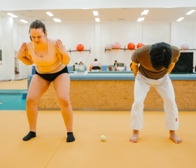 Sportovní den Ostravské univerzity 2025 se uskutečnil 7. května v City Campusu Ostravské univerzity na Černé louce.Autor: Jana Greplová