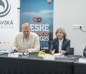 Tisková konference k Českým akademickým hrám 2025 v Ostravě se uskutečnila 11. června 2025 v City Campusu Ostravské univerzity.