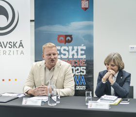 Tisková konference k Českým akademickým hrám 2025 v Ostravě se uskutečnila 11. června 2025 v City Campusu Ostravské univerzity.