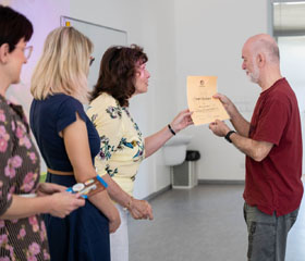 Slavnostní předávání certifikátu U3V