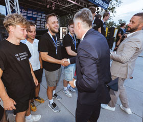 Ostravská univerzita spolu s VŠB-TUO hostila České akademické hry 2025 v Ostravě. Slavnostní zahajovací ceremoniál se uskutečnil 23. června 2025 na půdě Ostravské univerzity, v City Campusu OU na Černé louce.Autor: Vašek Čajka