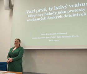 Studentská vědecká konference KCL a KCJ 2025, část literární