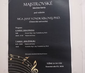 Interpretační kurzy, přednášky, koncertní vystoupení