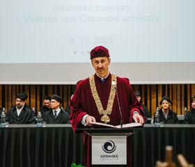 Slavnostní zasedání Vědecké rady Ostravské univerzity 9. října 2025