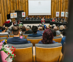 Slavnostní zasedání Vědecké rady Ostravské univerzity 9. října 2025