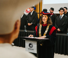 Slavnostní zasedání Vědecké rady Ostravské univerzity 9. října 2025