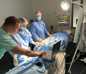 Simulační kurz intervenční radiologie