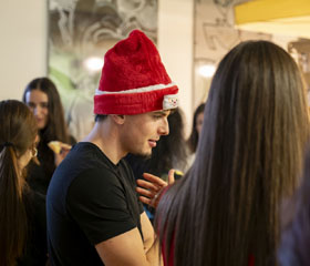 Předvánoční setkání se zahraničními studenty