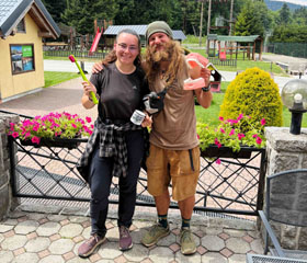 Studentka zubního lékařství Anna Košková školila turisty na hřebenech hor Studentka zubního lékařství Anna Košková školila turisty na hřebenech hor