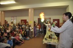 Chemická show na základní škole Chrjukinova v Ostravě - Zábřehu