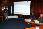 Prezentace příspěvku na konferenci Carpatho-Balcan-Dinaric Conference on Geomorphology 2011 v Ostravici.Copyright: Veronika Smolková