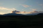 Pohled na sopku Eyjafjallajökull, vzdušnou čarou cca 12 km od sopky Eyjafjallajökull (červenec 2010)Copyright: Ostravská univerzita v Ostravě, foto: Václav Škarpich