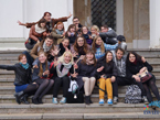 ESN LEU skupina před pivovarem v BiržaiCopyright: Ostravská univerzita v Ostravě; foto: Zuzana Amzlerová, Alžběta Gajdošová