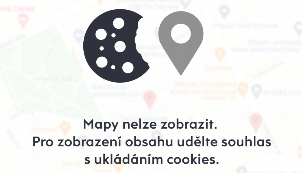 Obsah zablokován / musíte udělit souhlas se zpracováním cookies