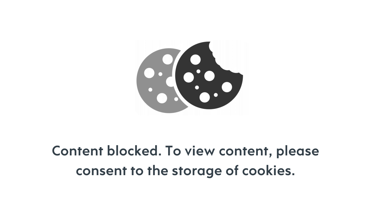 Content blocked. To view content, please consent to the storage of cookies.