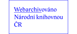 Stránky jsou archivovány Národní knihovnou ČR